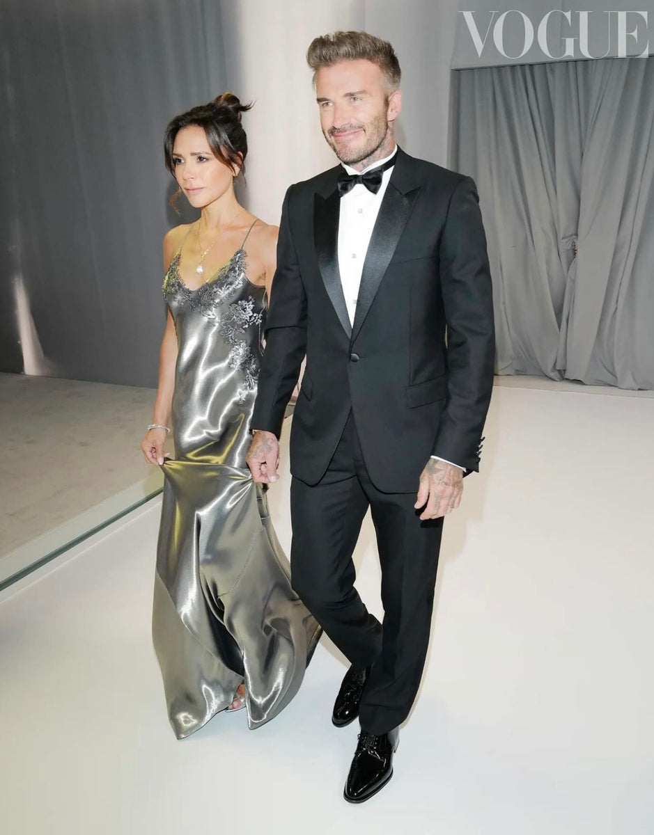 victoria beckham liquid metallic dress Victoria Beckham Liquid Metalic Gown – Taite Ro