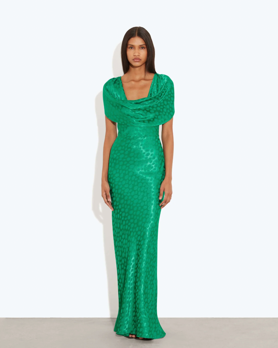 Rat & Boa Odessa Green Maxi Dress  Taite Ro