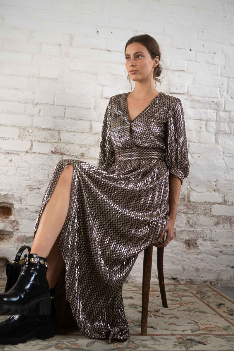 Women's Metallic Dress | Buy Metallic Dress | Taite Ro